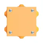 Коробка стальная FS с кабельными вводами и клеммниками IP55 150х150х80мм 4р 450V 20A 10мм.кв нерж.контакт