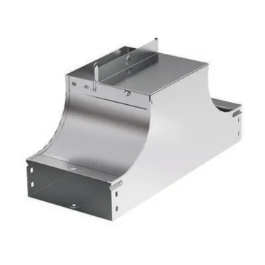 Ответвитель Т-образный вверх (плоский) TSS 200/80 в комплекте с крепежными элементами и соединительными пластинами