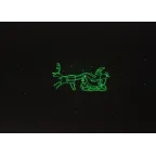 Проектор Laser Дед Мороз мультирежим 2 цвета, 220V, IP44 ENIOP-02 ЭРА