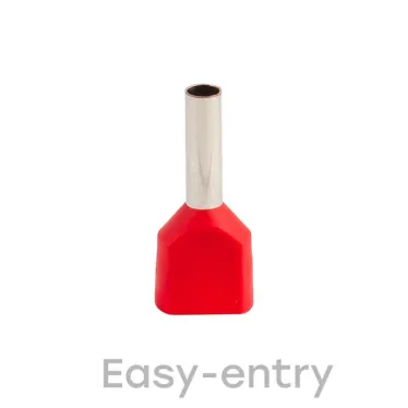 Наконечник штыревой втулочный изолированный НШвИ (2) 1.0-8 (50шт)