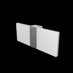 Светильник светодиодный настенный бра 6 Вт 300 лм 4000К AC 220В Серый IP20 290х110х40мм Lola Gauss