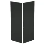 Дверь двойная сплошная IT-CQE 2200x800. RAL7035