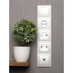 Валенсия Рамка 5-местная жемчуг