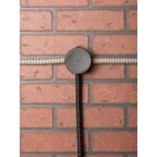 Коробка распаячная КМР-040-038 с крышкой (65х40) 4 мембранных ввода чёрная IP54