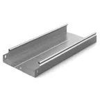 Металлический лоток неперфорированный 200х50х3000, толщина 1,0 мм, Сендзимир цинк