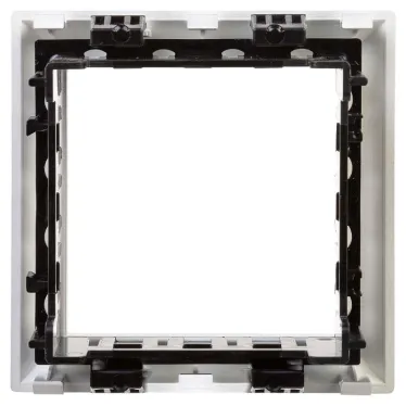 Avanti Рамка-суппорт для In-liner Front серебристый металлик 2модуля