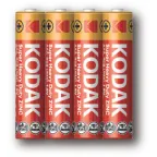 Батарейка Kodak R03-4S SUPER HEAVY DUTY Zinc [K3AHZ 4S] (40/200/57600)