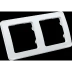 MASTER Рамка двухпостовая белый