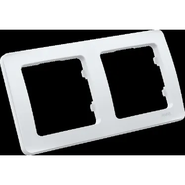 MASTER Рамка двухпостовая белый