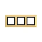 Рамка из металла, ''Avanti'', золотая, 6 модулей
