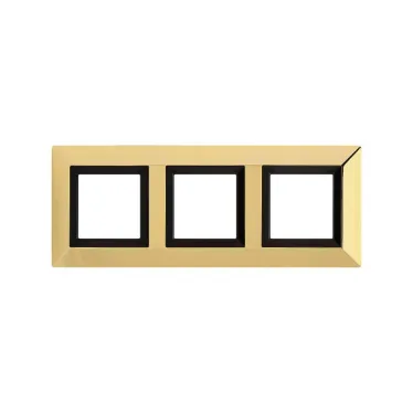 Рамка из металла, ''Avanti'', золотая, 6 модулей
