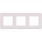 Рамка 3 поста INSPIRIA розовый