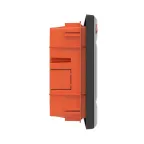 Щит встраиваемый с дверцей 8 модулей IP41 черный с клеммным блоком 63А