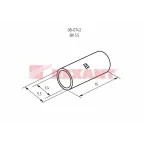 Гильза соединительная L-15 мм 4-6 кв мм (ГМЛ (DIN) 6), REXANT