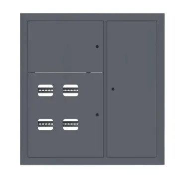 Щит этажный 4 кв. RAL7024 (1000х950х160) PROxima