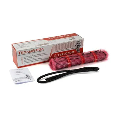 Мат нагревательный двухжильный TEPLOCOM ProМНД-4,0-640 Вт L-7,8м, 4м, R-75,8Ом