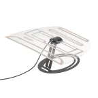 Антенна комнатная Активная для цифрового телевидения DVB-T2 Ag-703 USB,