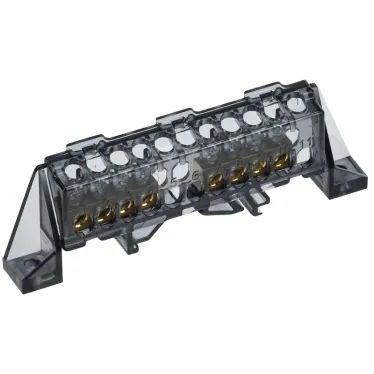 TEKFOR Шина N ноль в комбинированном DIN-изоляторе Стойка 6х9-(4+4)-Ч IEK