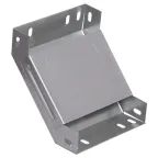 Поворот на 90град. вертикальный внутренний 80х150 горячеоцинкованный