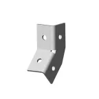 Угол 3D 135 град., 4 отверстия, толщ. 4,0 мм, гальван. цинк