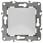 Выключатель, 10АХ-250В, Эра12, белый,12-1101-01