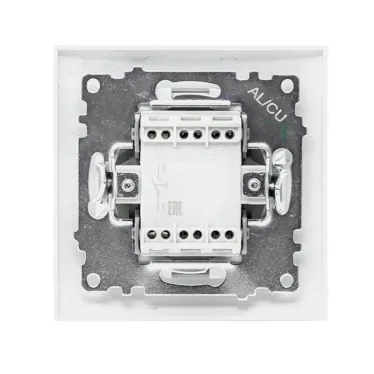 Валенсия кнопка звонка 10А белая