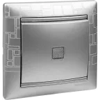 VALENA Рамка 1 пост алюминий модерн