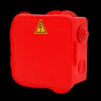 Коробка распределительная огнестойкая КРОПС-П4, IP54, габаритные размеры 150х110х70 мм, для кабелей сечением до 16 мм2, 4 клеммы