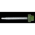 Шуруп кровельный 4,8х51 RAL6002 темно-зеленый сверлоконечный (200шт)