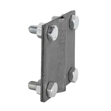 Зажим универсальный полоса 40 - прут 10 (пластина 70x70мм) HZ PROxima