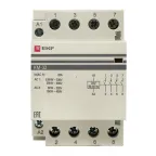 Контактор модульный КМ 32А 4NО (3 модуля) 24В АС PROxima