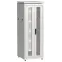 Шкаф напольный сетевой 19' LINEA N 33U 600х600мм передняя распашная перфорированная дверь задняя перфорированная серый