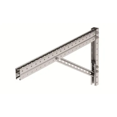 Консоль для тяжелых нагрузок 700мм сборная горячеоцинкованная