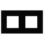 Avanti Рамка ARTLEBEDEV ''Черный квадрат'' 4 модульная