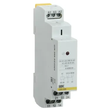 Реле промежуточное OIR 3 конт (8А). 230 В AC