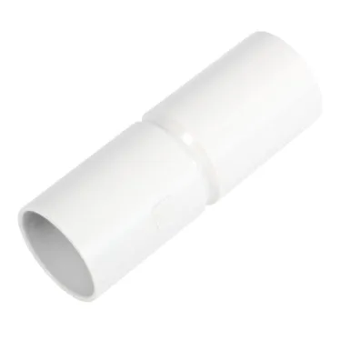 Патрубок-муфта белая d50 мм (12шт/144шт уп/кор) Промрукав