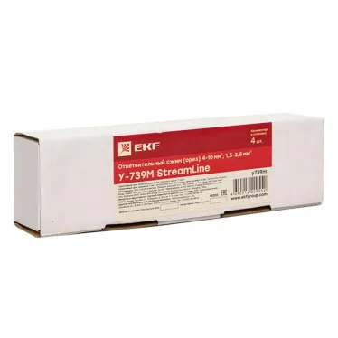 Сжим ответвительный (орех) У-739М (4-10 мм2, 1,5-2,5 мм2) StreamLine