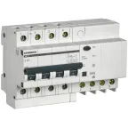 Выключатель автоматический дифференциальный АД14 4Р 63А 300мА GENERICA