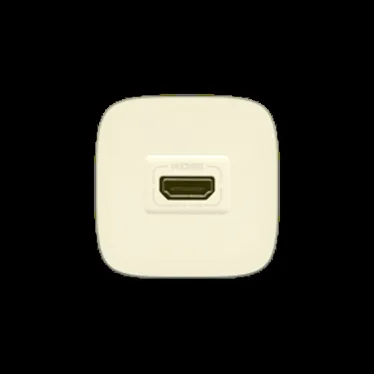 Valena ALLURE Розетка для аудио/видео устройств HDMI Тип А С лицевой панелью Слоновая кость