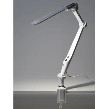 Светильник настольный светодиодный NLED-496-12W-W на на струбцине белый
