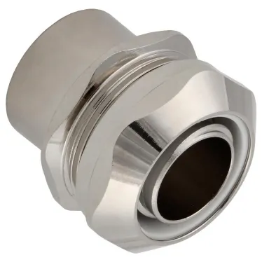 ELASTA Муфта соединительная TMP20 М20 с внутреннейрезьбой латунная IP67 IEK