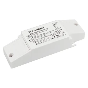 Блок питания ARJ-SP-36-PFC-TRIAC-INS (36W, 30-52V, 0.5-0.7A) (IP20 Пластик, 5 лет)