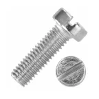 Винт DIN84 М4х16 цилиндрическая головка прямой шлиц оцинкованный (18 шт)