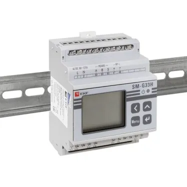 Прибор измерительный многофункциональный G33H с жидкокристалическим дисплеем на DIN-рейку