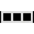 Valena LIFE Рамка 3 поста Эл грей универсальная