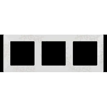 Valena LIFE Рамка 3 поста Эл грей универсальная