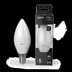 Лампа светодиодная LED 7 Вт 590 лм 4100К свеча нейтральный E14 AC 220В диммируемая Black Gauss