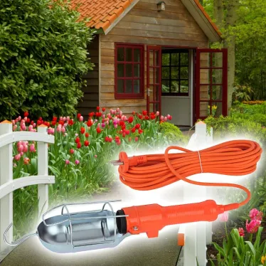 Светильник переносной с выключателем 10м WL-10m (10/270)