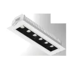 Светильник светодиодный DL-STELLAR встраиваемый поворотный 199x62x45mm 15W 3000K 34град белый | V1-R0-00409-10L25-2001530 | VARTON