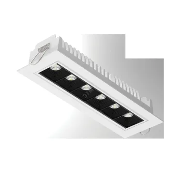 Светильник светодиодный DL-STELLAR встраиваемый поворотный 199x62x45mm 15W 3000K 34град белый | V1-R0-00409-10L25-2001530 | VARTON